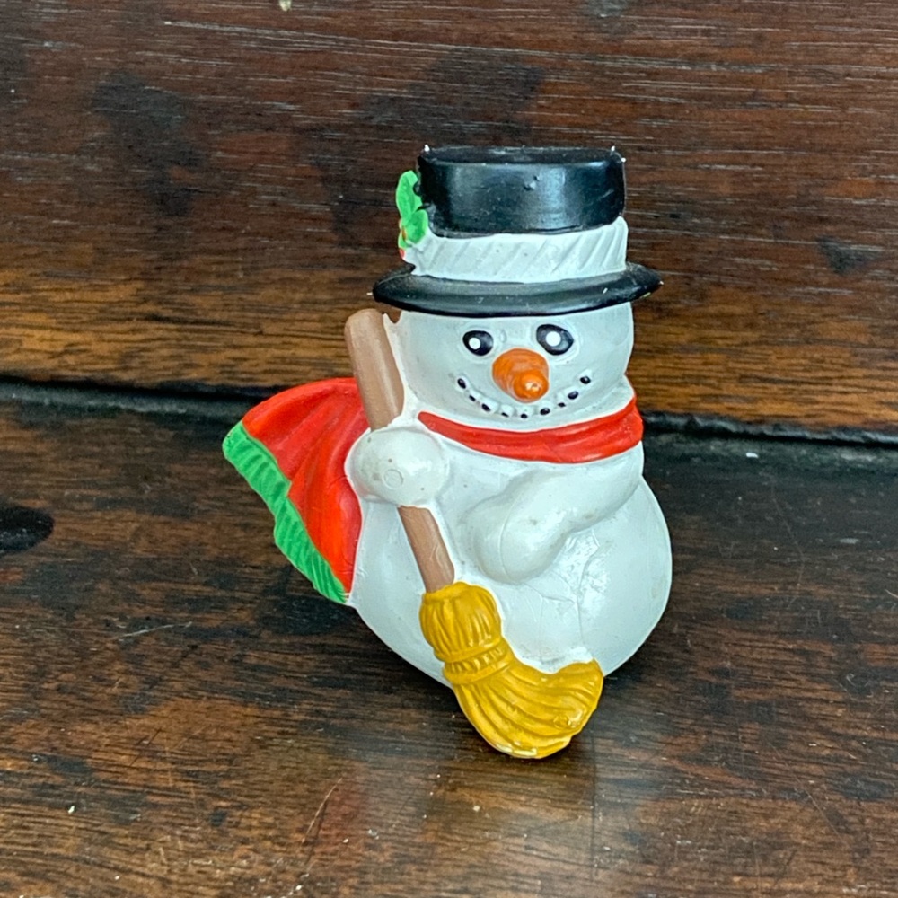 Santa & Friends Snowman 1980s Schleich Maia Borges 1980 vintage German figurine
